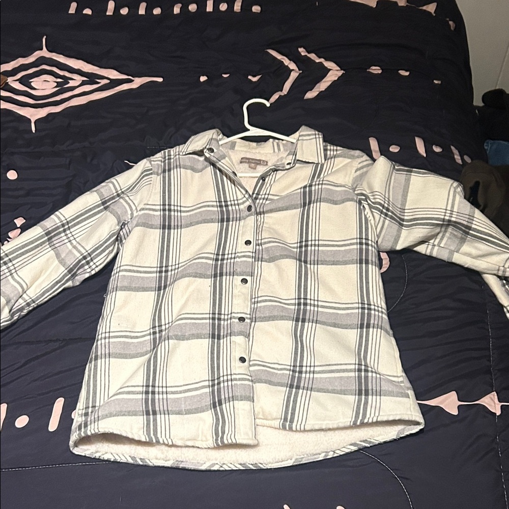 Plaid Button-Up jacket